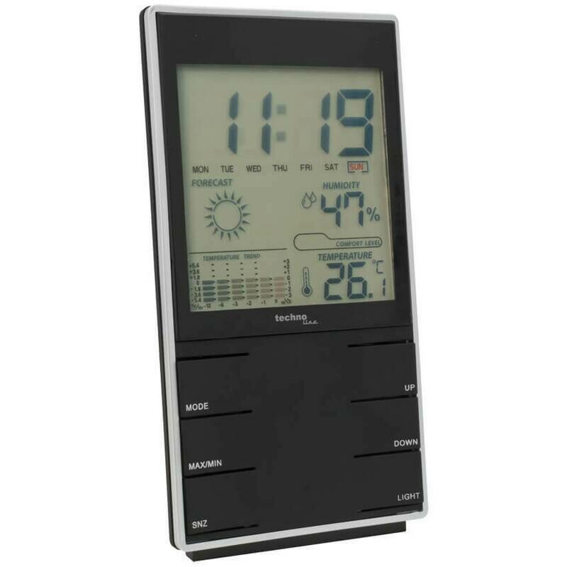 Innen-Digital-Wetterstation mit Quarz-Uhr Techno line WS 9120 Innen-Digital-Wetterstation mit Quarz-Uhr Techno line WS 9120