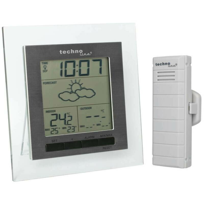 Digital-Wetterstation mit Funkuhr und Außentemperaturanzeige Techno line WS 9136 IT Digital-Wetterstation mit Funkuhr und Außentemperaturanzeige Techno line WS 9136 IT