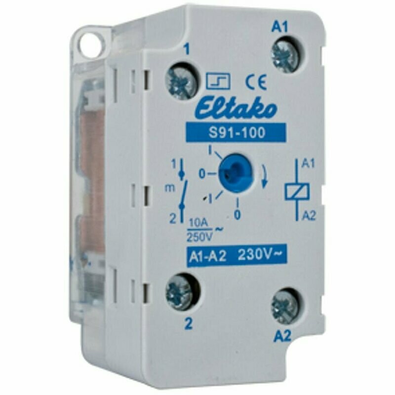 Stromstoßschalter für Unterputz-Montage 230V 10A Schließer Eltako S91-100-230V Stromstoßschalter für Unterputz-Montage 230V 10A Schließer Eltako S91-100-230V