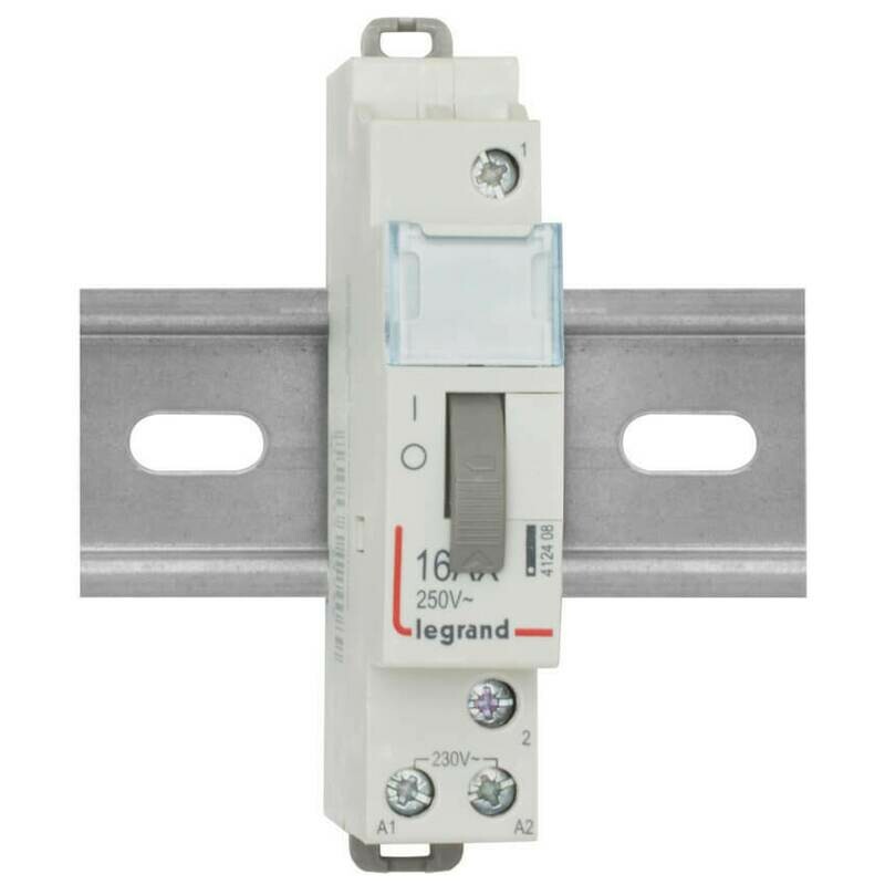 Stromstoßschalter für Reiheneinbau 230V 16A Schließer Legrand 412408 Stromstoßschalter für Reiheneinbau 230V 16A Schließer Legrand 412408