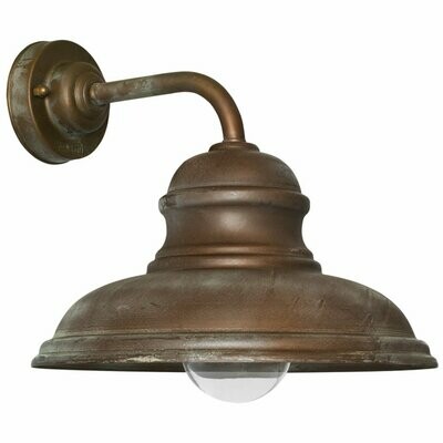 Aussenwandleuchte Aussenlampe IP44 Altmessing patiniert Messing MORETTI LUCE 1595.T.AR Aussenwandleuchte Aussenlampe IP44 Altmessing patiniert Messing MORETTI LUCE 1595.T.AR