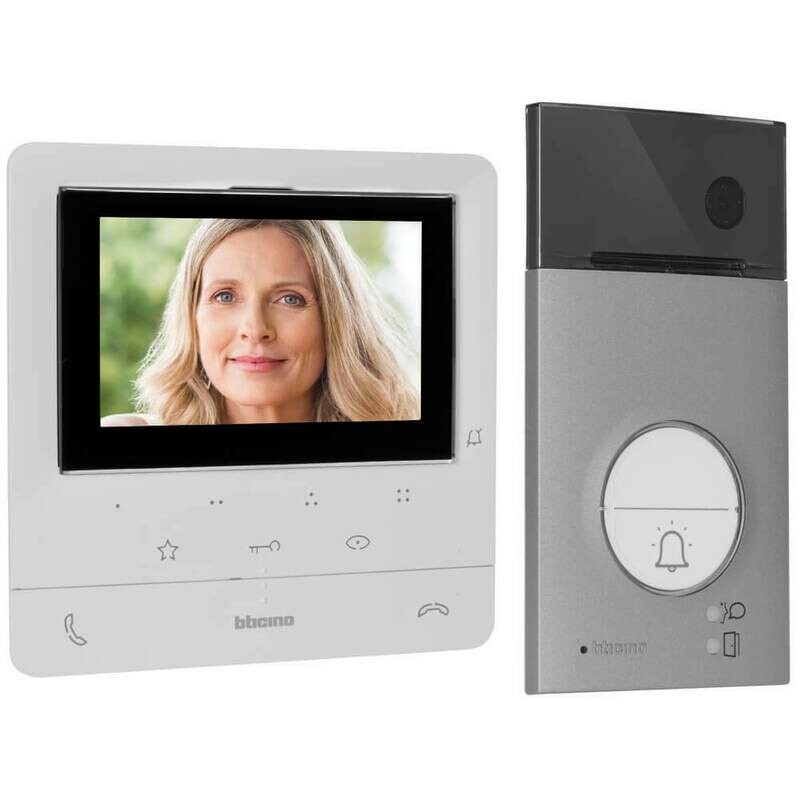 Video Türsprechanlage FLEX ONE VIDEO LINEA 3000 + CLASS 100V16E Aufputz oder Unterputz 2-Draht 1 oder 2 Familien 5 Video Türsprechanlage FLEX ONE VIDEO LINEA 3000 + CLASS 100V16E Aufputz oder Unterputz 2-Draht 1 oder 2 Familien 5" BTICINO
