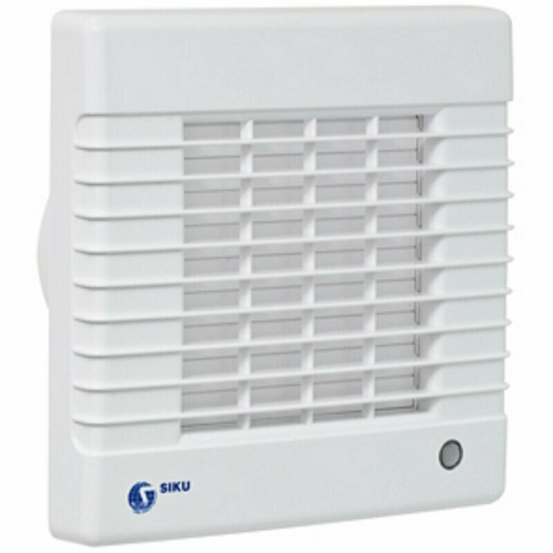 Wand- und Deckeneinbaulüfter Ø 100mm geräuscharm 20W mit Nachlaufschalter SIKU Wand- und Deckeneinbaulüfter Ø 100mm geräuscharm 20W mit Nachlaufschalter SIKU