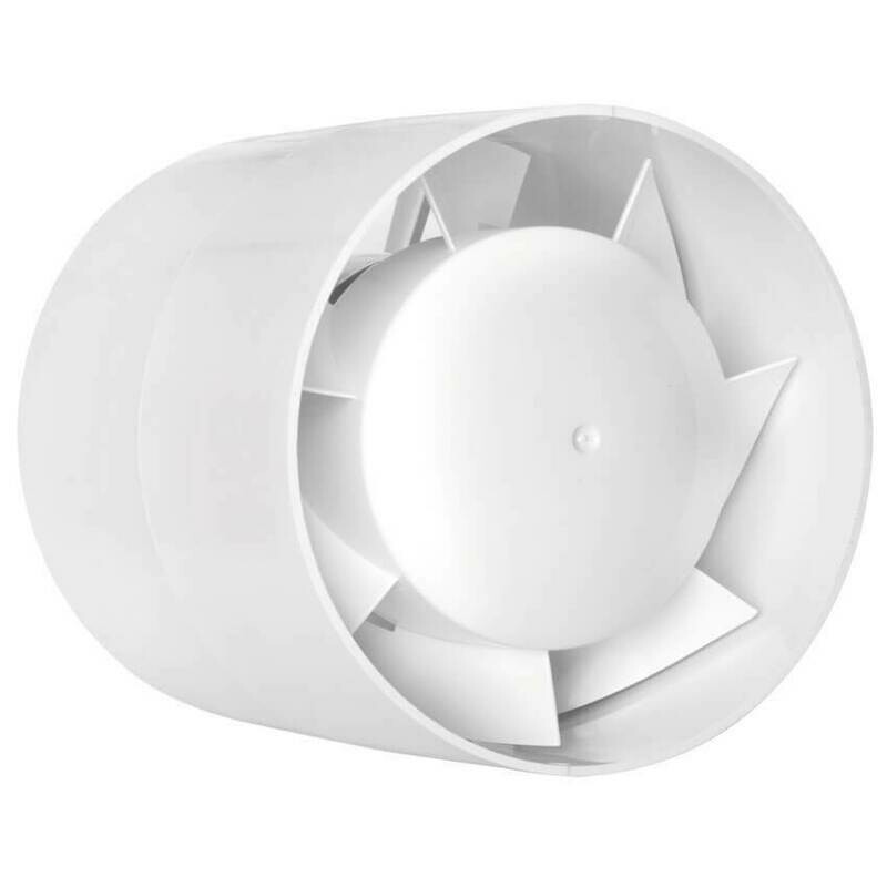 Rohreinbaulüfter für Rohr Ø 100 mm 107m³/h 14W mit Kugellager geräuscharm SIKU Rohreinbaulüfter für Rohr Ø 100 mm 107m³/h 14W mit Kugellager geräuscharm SIKU