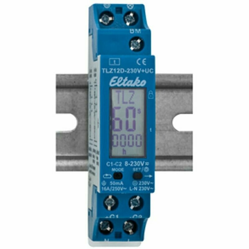 Treppenlichtzeitschalter Reiheneinbau 230V 16A TLZ12D-230V+UC Eltako Treppenlichtzeitschalter Reiheneinbau 230V 16A TLZ12D-230V+UC Eltako