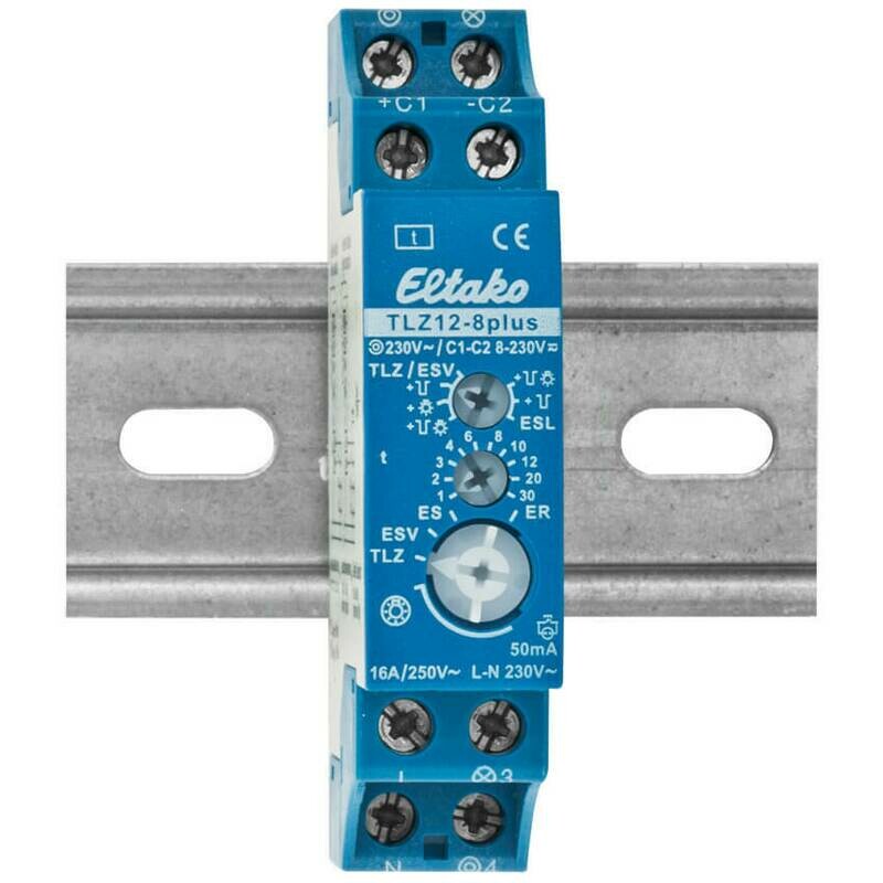 Treppenlichtzeitschalter Reiheneinbau 230V 16A TLZ12-8plus Eltako Treppenlichtzeitschalter Reiheneinbau 230V 16A TLZ12-8plus Eltako
