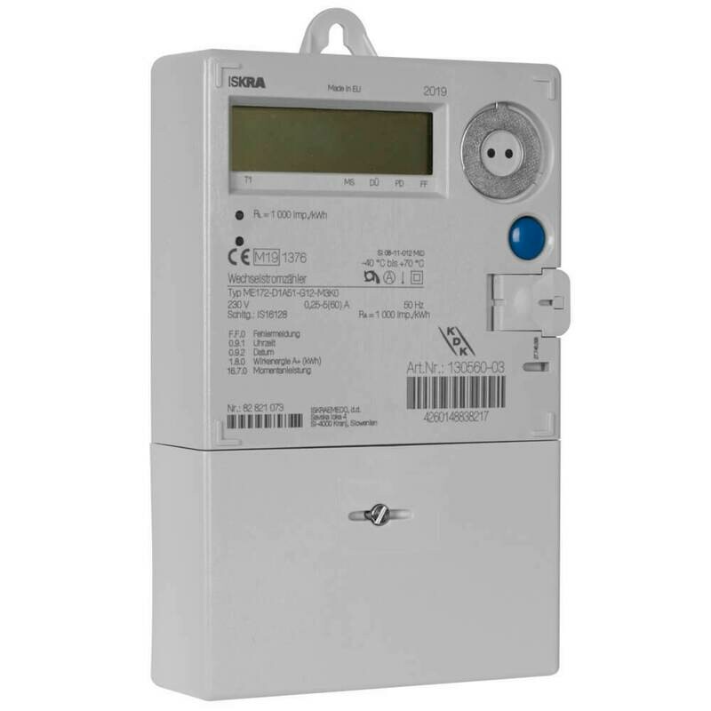 Stromzähler für Wechselstrom einphasig 230V (5)60A beglaubigt KDK COUNT1 Stromzähler für Wechselstrom einphasig 230V (5)60A beglaubigt KDK COUNT1