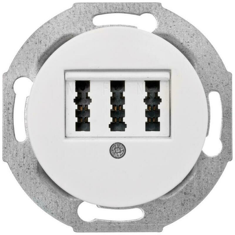 Telefonsteckdose NFN Porzellan weiss Unterputz THPG Telefonsteckdose NFN Porzellan weiss Unterputz THPG