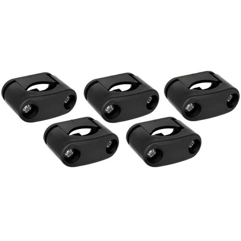 Kabelschellen-Set, 5 Kabelschellen schwarz für Kabel-Ø 10-17 mm Retro THPG Kabelschellen-Set, 5 Kabelschellen schwarz für Kabel-Ø 10-17 mm Retro THPG