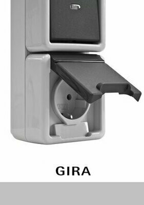 Schalterprogramm GIRA Feuchtraum Aufputz