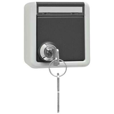 Steckdose abschliessbar 16A 250V IP44 Aufputz Feuchtraum GIRA Steckdose abschliessbar 16A 250V IP44 Aufputz Feuchtraum GIRA