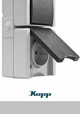 Schalterprogramm KOPP ProAQA Feuchtraum Aufputz