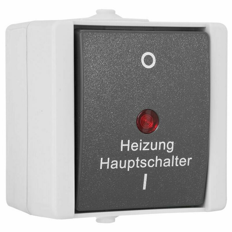 Heizungshauptschalter beleuchtet IP44 Aufputz Feuchtraum KOPP proAQA Heizungshauptschalter beleuchtet IP44 Aufputz Feuchtraum KOPP proAQA
