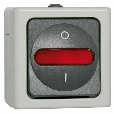 Kontrollschalter (Aus-/Wechselschalter) IP44 Aufputz Feuchtraum Kopp BLUE ELECTRIC Kontrollschalter (Aus-/Wechselschalter) IP44 Aufputz Feuchtraum Kopp BLUE ELECTRIC