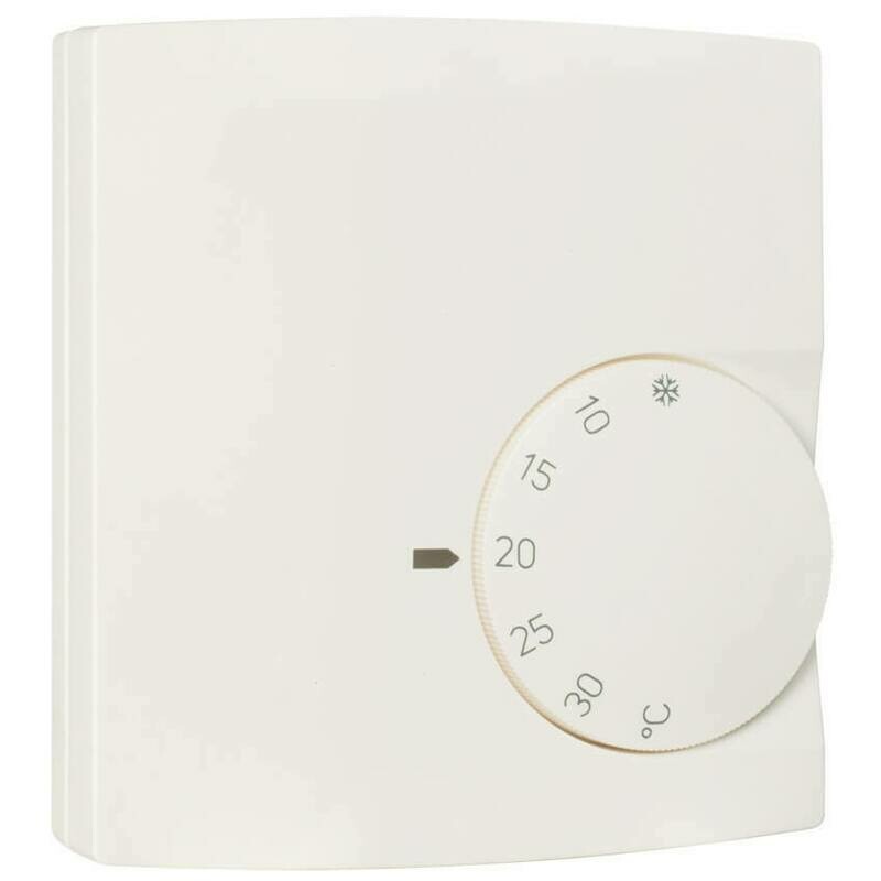 Raumthermostat 230V 10A Öffner Aufputz reinweiss  KLEIN