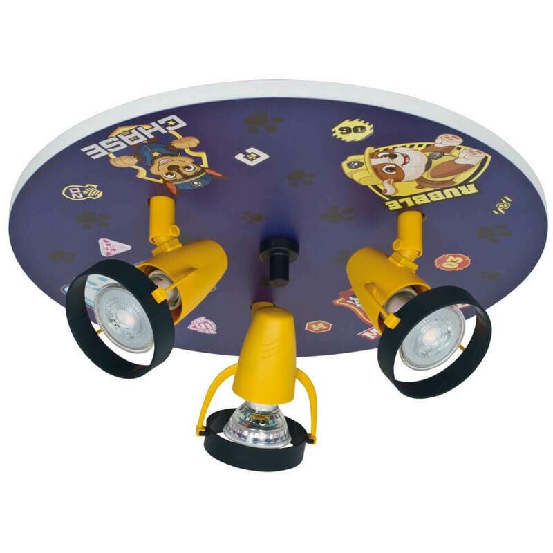 Deckenleuchte Deckenlampe Kinderzimmer PAW PATROL blau 3 x GU10 max. 35W Niermann Deckenleuchte Deckenlampe Kinderzimmer PAW PATROL blau 3 x GU10 max. 35W Niermann