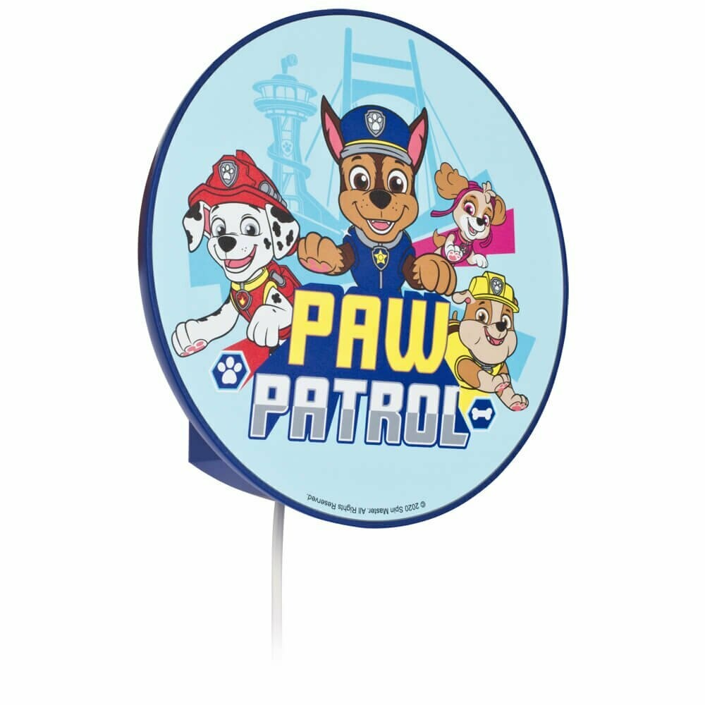 Wandleuchte Wandlampe Kinderzimmer PAW PATROL blau 1 x E14 max. 15W Niermann