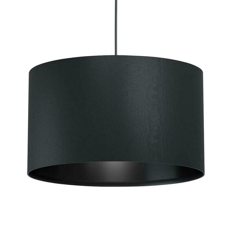 Pendelleuchte Hängelampe MASERLO1 Stoffschirm schwarz E27 max. 40W EGLO Pendelleuchte Hängelampe MASERLO1 Stoffschirm schwarz E27 max. 40W EGLO