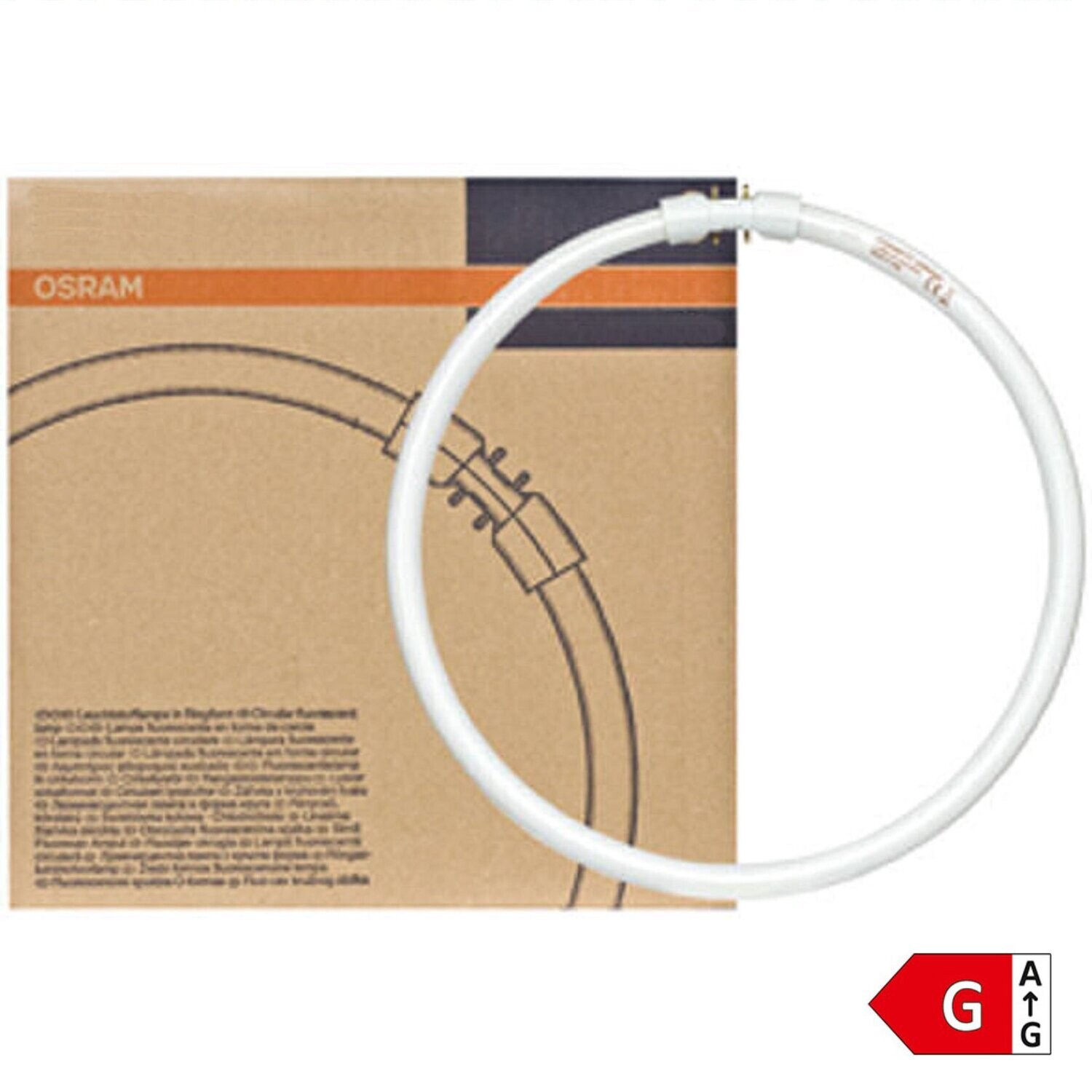 Leuchtstoffröhre Leuchtstofflampe LUMILUX T5 22W 2GX13 Ring kaltweiss LF840 OSRAM