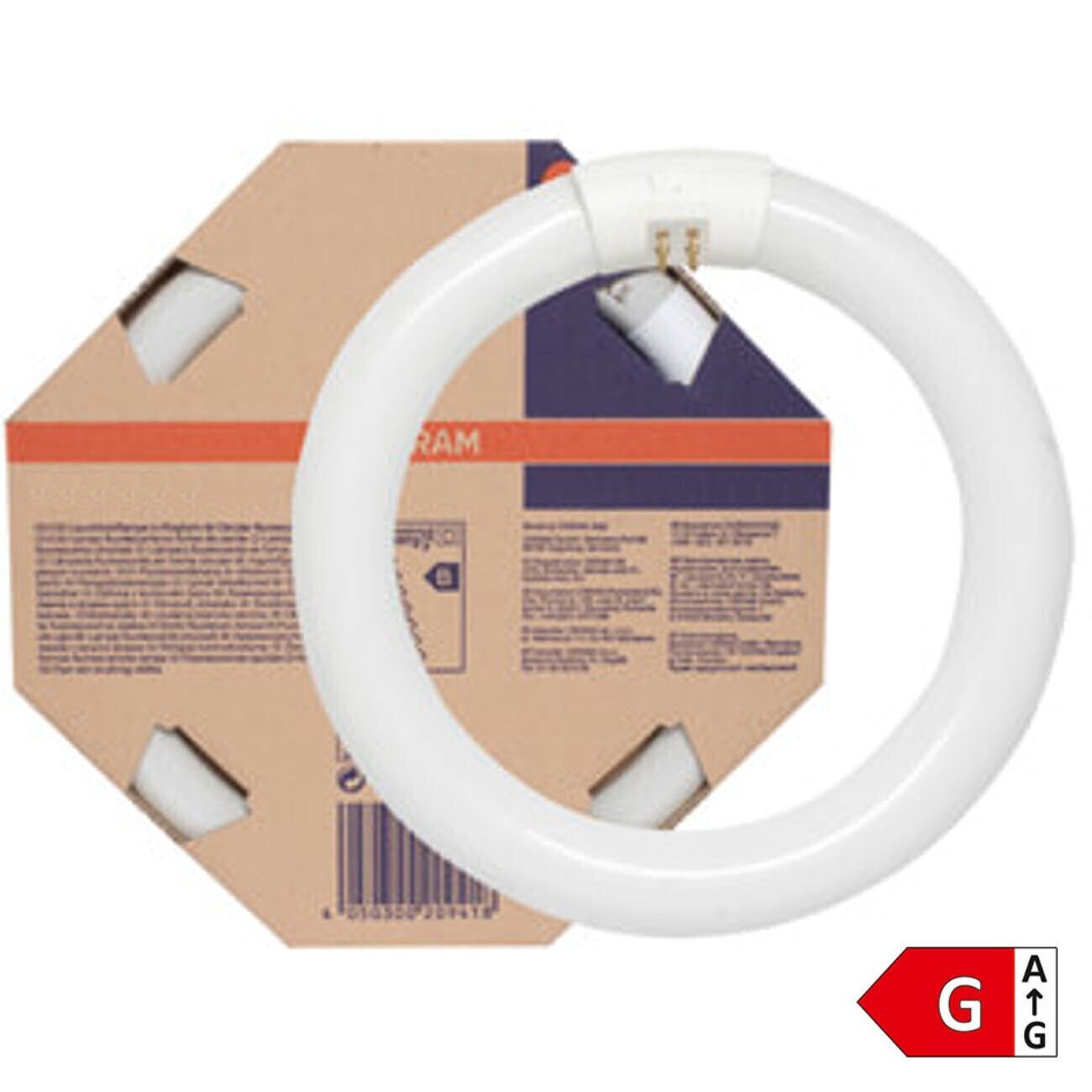 Leuchtstoffröhre Leuchtstofflampe LUMILUX T9 22W G10q Ring D=21,6 kaltweiss F840 OSRAM