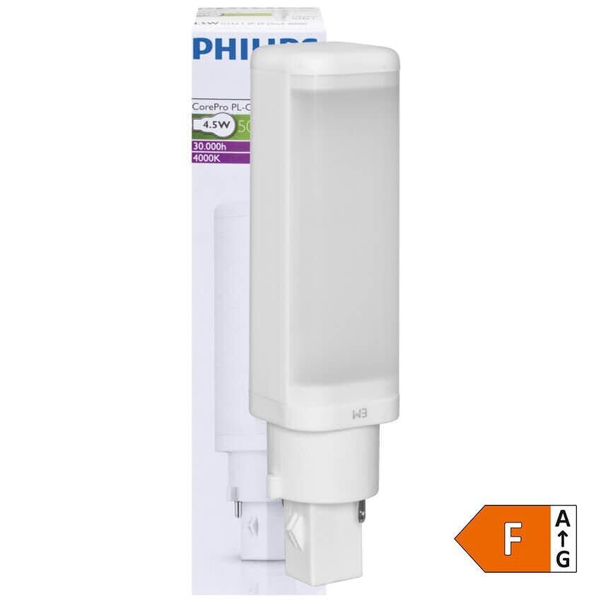 LED-Kompaktlampe G24-1 2 Pin 4,5W 4000K Philips COREPRO LED PLC