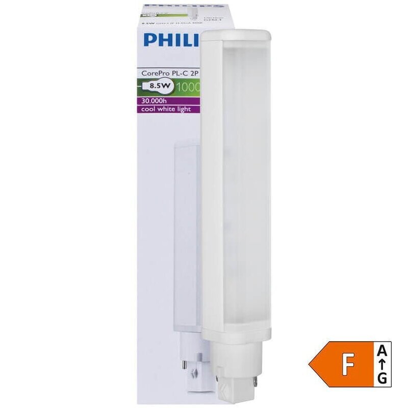 LED-Kompaktlampe G24-3 2 Pin 8,5W 4000K Philips COREPRO LED PLC LED-Kompaktlampe G24-3 2 Pin 8,5W 4000K Philips COREPRO LED PLC