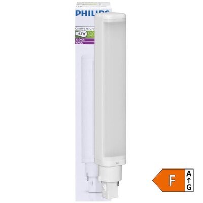 LED-Kompaktlampe G24-1 4 Pin 4,5W 4000K Philips COREPRO LED PLC