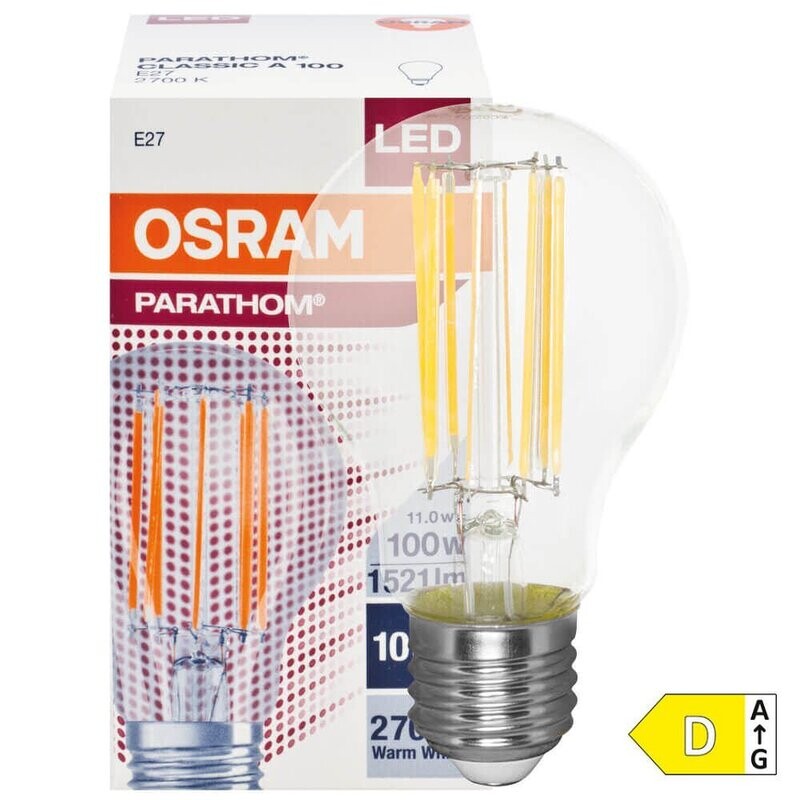 LED Filament Lampe AGL Form E27 11W klar 1521 lm 2700K Osram LED Filament Lampe AGL Form E27 11W klar 1521 lm 2700K Osram