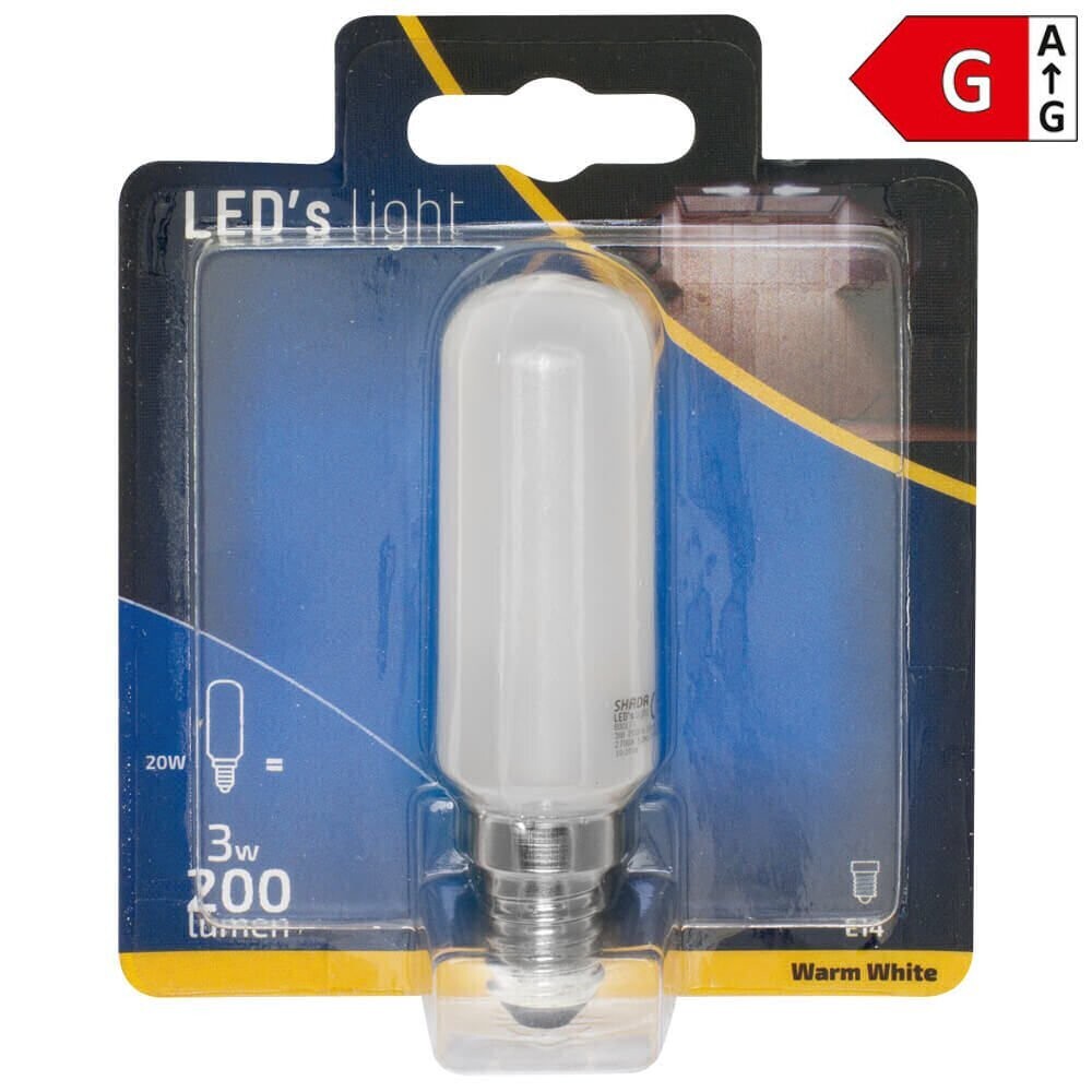 LED Lampe Röhrenform E14 240V 3W matt 2700K Ø 25 mm