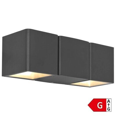 LED Aussenwandleuchte Aussenlampe anthrazit Up Down IP54 LEDs 6W 260lm LEDsLight LED Aussenwandleuchte Aussenlampe anthrazit Up Down IP54 LEDs 6W 260lm LEDsLight