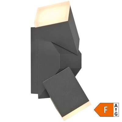 LED Aussenwandleuchte Aussenlampe anthrazit Up Down IP54 LEDs 13W 1180lm LEDsLight LED Aussenwandleuchte Aussenlampe anthrazit Up Down IP54 LEDs 13W 1180lm LEDsLight
