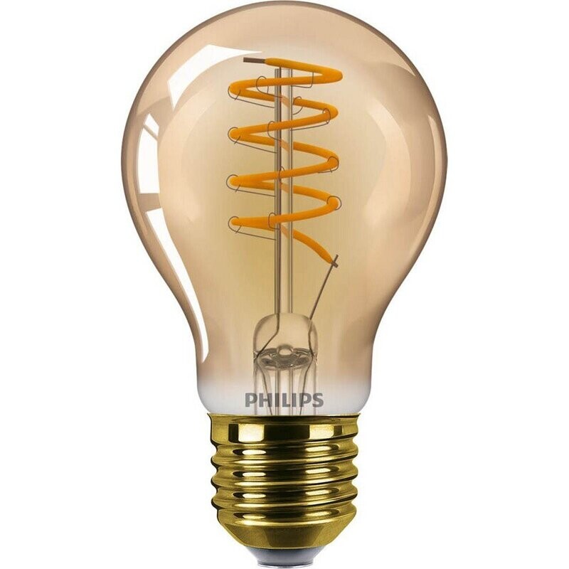 LED Filament Lampe AGL Form gold E27 4W 250 lm 1800K Philips Vintage LED Filament Lampe AGL Form gold E27 4W 250 lm 1800K Philips Vintage