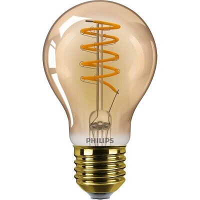 LED Filament Lampe AGL Form gold E27 4W 250 lm 1800K Philips Vintage LED Filament Lampe AGL Form gold E27 4W 250 lm 1800K Philips Vintage