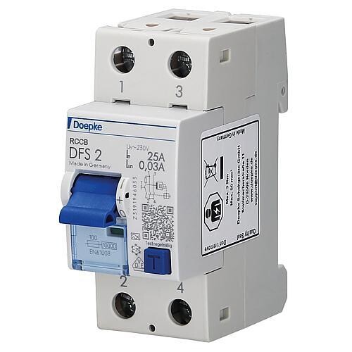 FI-Schalter DFS 2 025-02/0,03-A 09124601 Fehlerstrom-Schutzschalter Doepke FI-Schalter DFS 2 025-02/0,03-A 09124601 Fehlerstrom-Schutzschalter Doepke