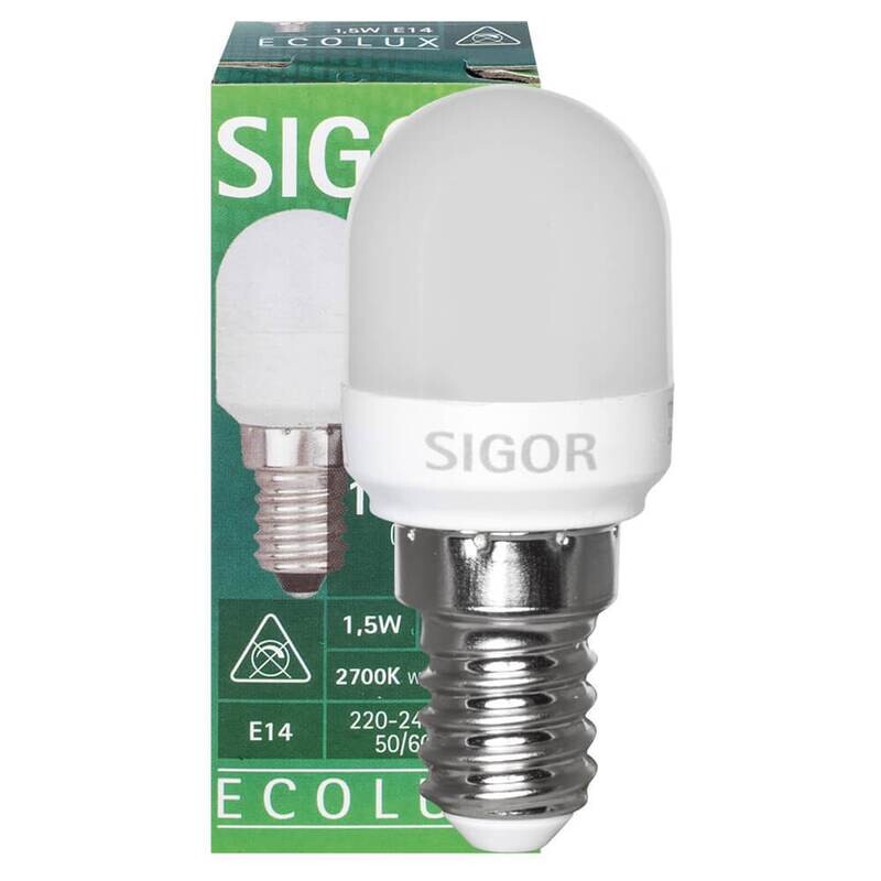LED Birnenlampe E14 1,5W (15W) 144lm 2700K warmweiss matt SIGOR LED Birnenlampe E14 1,5W (15W) 144lm 2700K warmweiss matt SIGOR