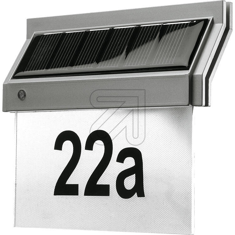 Solar Hausnummernleuchte Hausnummer beleuchtet REV 00671010 Solar Hausnummernleuchte Hausnummer beleuchtet REV 00671010