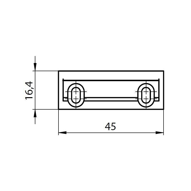 Aufschraubstück 118.1200011 40 EffEff für elektrische Türöffner 118 ASSA ABLOY Aufschraubstück 118.1200011 40 EffEff für elektrische Türöffner 118 ASSA ABLOY