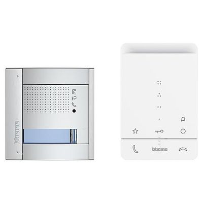 Türsprechanlage Audio-Set UP SFERA/CLASSE 100 2-Draht-Technik 1 Familie BTICINO Türsprechanlage Audio-Set UP SFERA/CLASSE 100 2-Draht-Technik 1 Familie BTICINO
