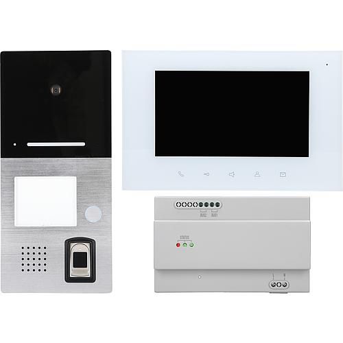 Video Türsprechanlage Set EGB Villa 1 Familie 2-Draht-Technik Fingerprint Bluetooth