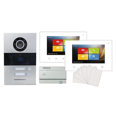 Video Türsprechanlage Set EGB Villa 2 Familien 2-Draht-Technik Video Türsprechanlage Set EGB Villa 2 Familien 2-Draht-Technik