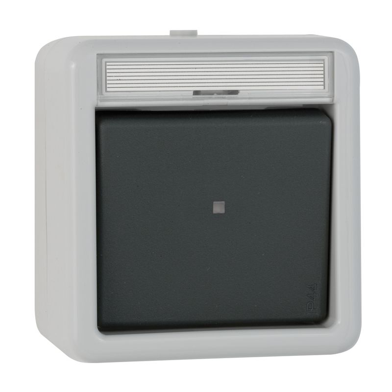 Wippschalter Schalter Kontroll IP44 Aufputz Feuchtraum GIRA