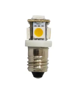 LED Lampe Birne E10 6V 60mA warmweiss Ersatz für Glühlampe Glühbirne Stern