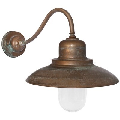 Schiffsleuchte Aussenwandleuchte Aussenlampe Messing 230V E27 max. 75W  MORETTI