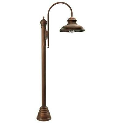 Seewasserfeste Aussenstandleuchte Messing 230V E27 max. 75W  MORETTI