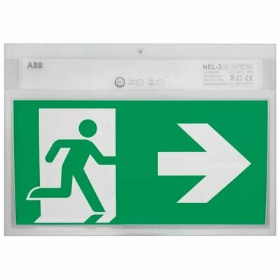 LED Notleuchte Sicherheitsleuchte Rettungszeichenleuchte NEL-3 ABB LED Notleuchte Sicherheitsleuchte Rettungszeichenleuchte NEL-3 ABB