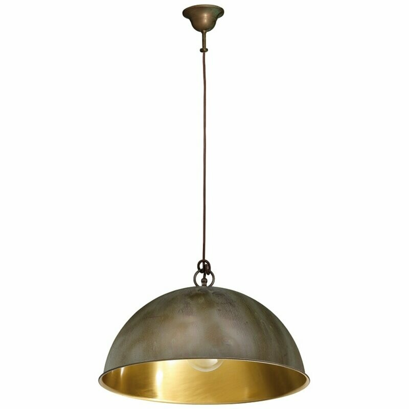 Pendelleuchte Hängeleuchte Altmessing patiniert Messing MORETTI LUCE 3204.AR.VS Pendelleuchte Hängeleuchte Altmessing patiniert Messing MORETTI LUCE 3204.AR.VS
