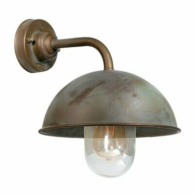 Aussenwandleuchte Wandlampe Altmessing patiniert Messing MORETTI LUCE 3239.T.AR