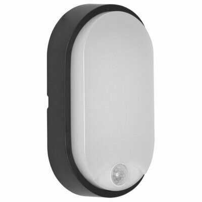 LED Aussenwandleuchte mit Bewegungsmelder BULKA oval LEDs 10W 4000K Megatron