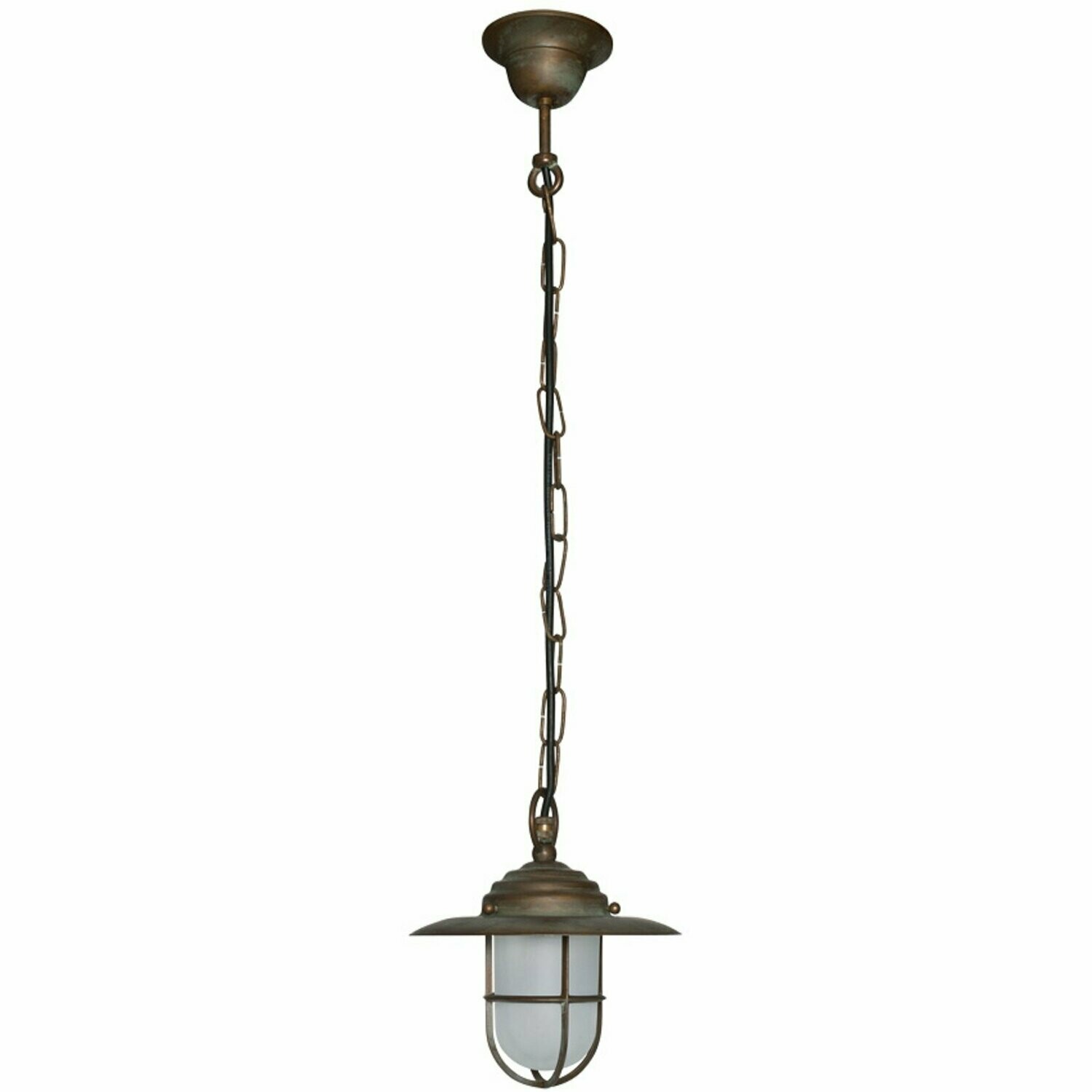 AUSSEN Deckenleuchte Pendelleuchte Altmessingguss patiniert IP44 MORETTI AUSSEN Deckenleuchte Pendelleuchte Altmessingguss patiniert IP44 MORETTI
