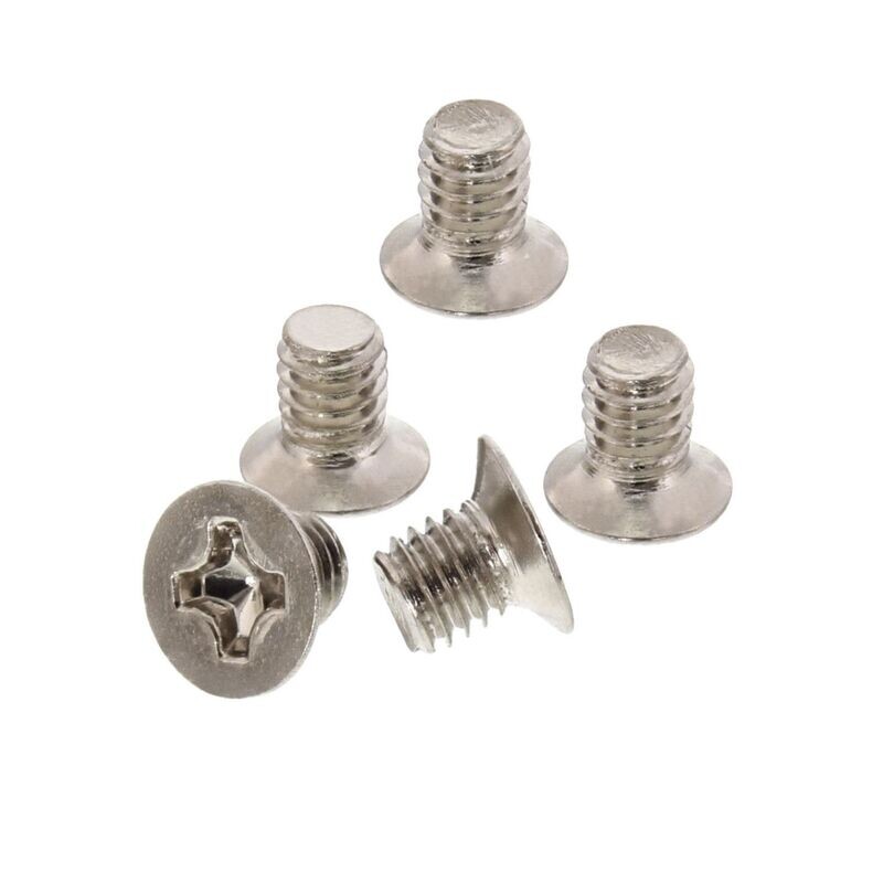 Senkschraube M4x8 DIN 965 Kreuz Edelstahl A2 5 Stück für elektrischen Türöffner